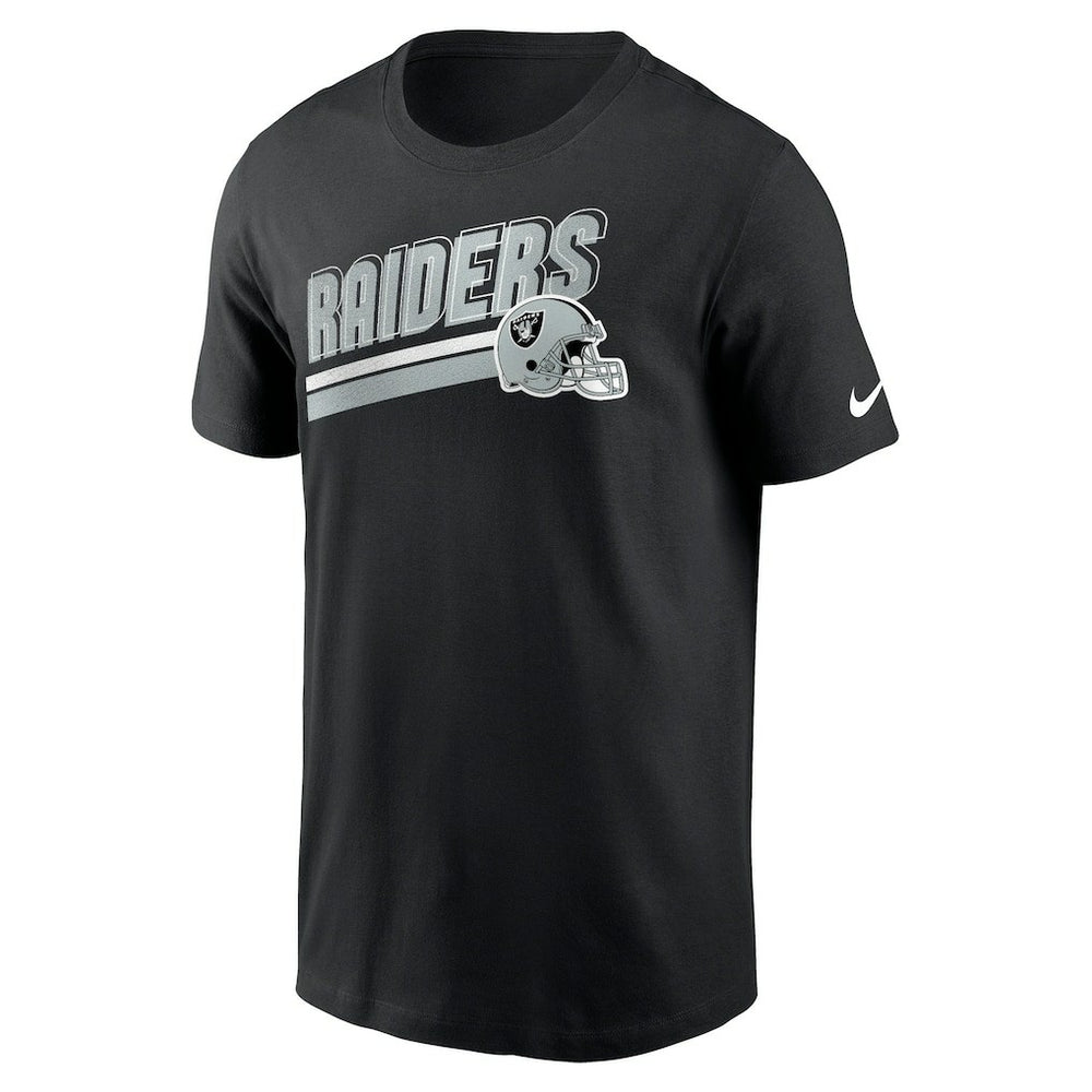 Las Vegas Raiders Nike Essential Blitz Lockup T-Shirt