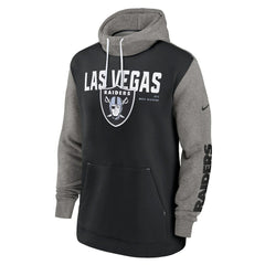 Las Vegas Raiders Nike Fashion Color Block Pullover Hoodie