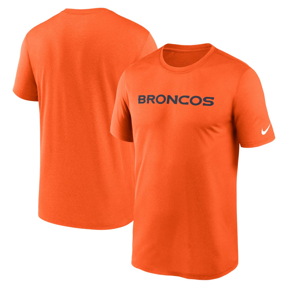 Denver Broncos Nike Legend Wordmark Performance T-Shirt