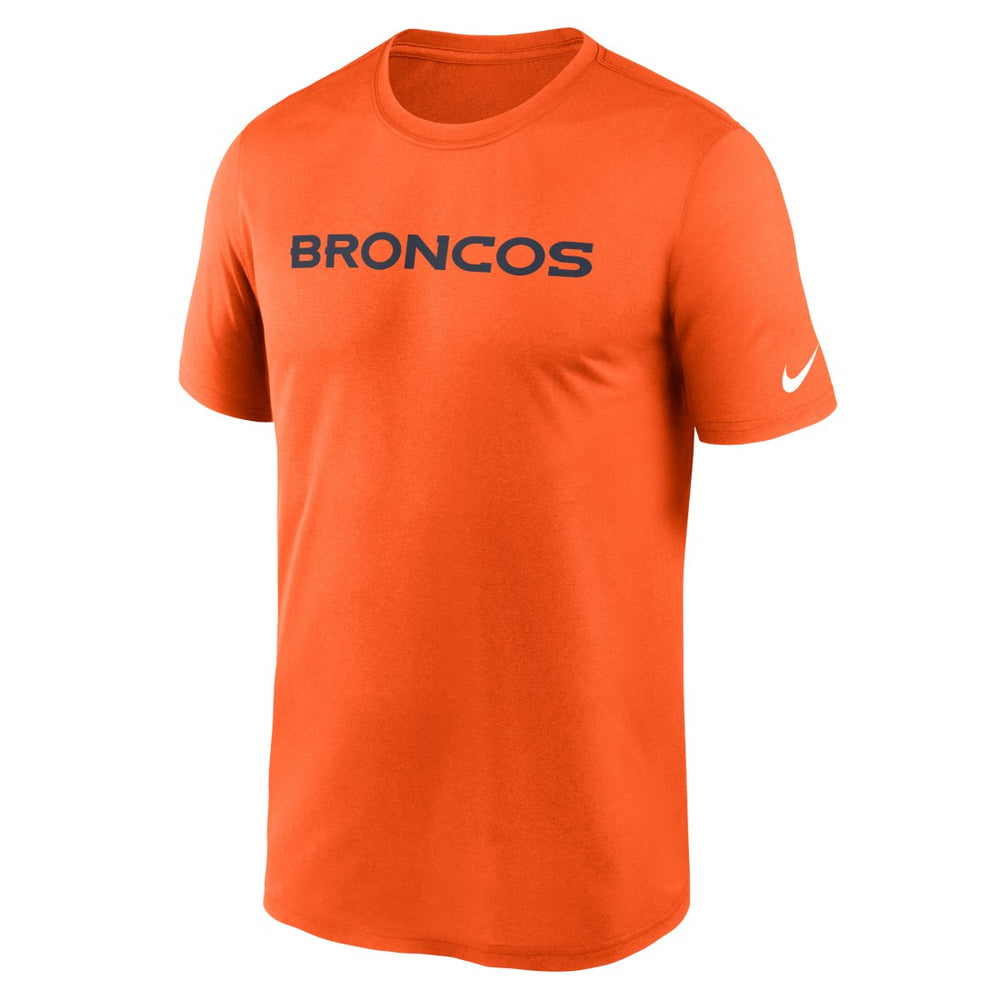 Denver Broncos Nike Legend Wordmark Performance T-Shirt
