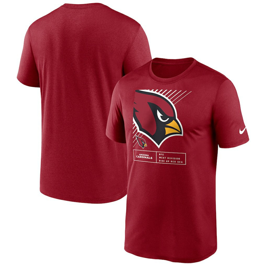 Arizona Cardinals Nike Legend Yard Lines Performance T-Shirt