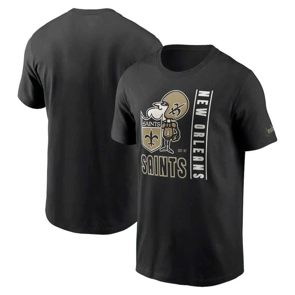 New Orleans Saints Nike Lockup Essential T-Shirt