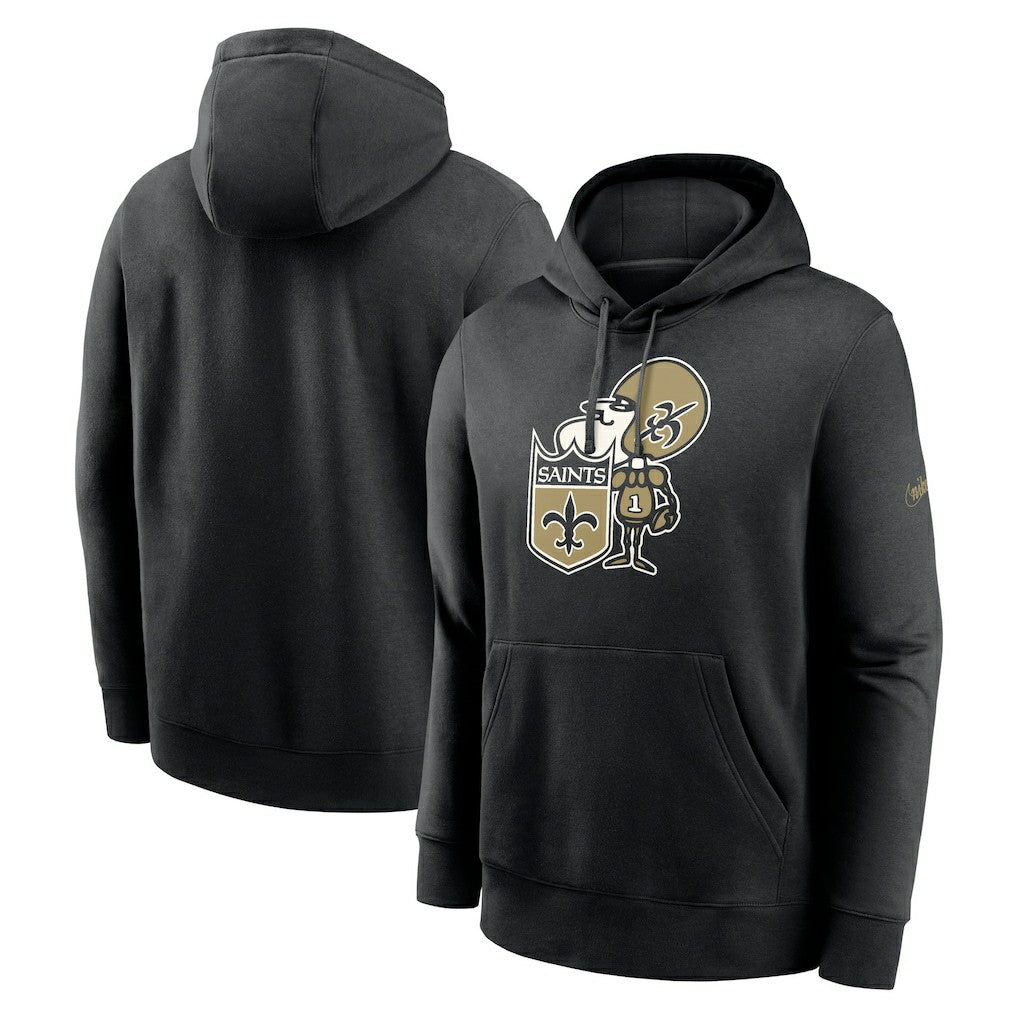 New Orleans Saints Nike Rewind Club Pullover Hoodie