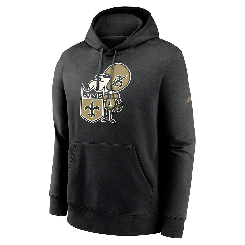 New Orleans Saints Nike Rewind Club Pullover Hoodie