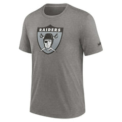 Las Vegas Raiders Nike Rewind Logo Tri-Blend T-Shirt