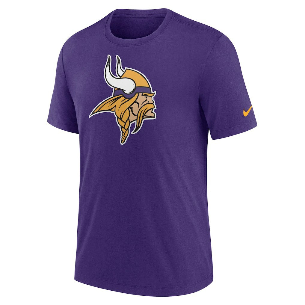 Minnesota Vikings Nike Rewind Logo Tri-Blend T-Shirt
