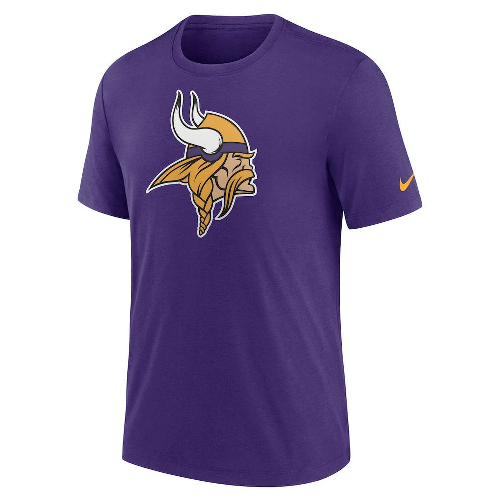 Minnesota Vikings Nike Rewind Logo Tri-Blend T-Shirt