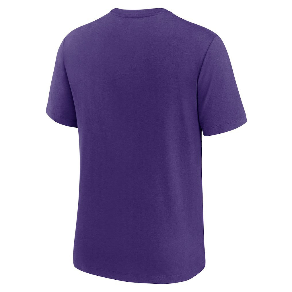 Minnesota Vikings Nike Rewind Logo Tri-Blend T-Shirt