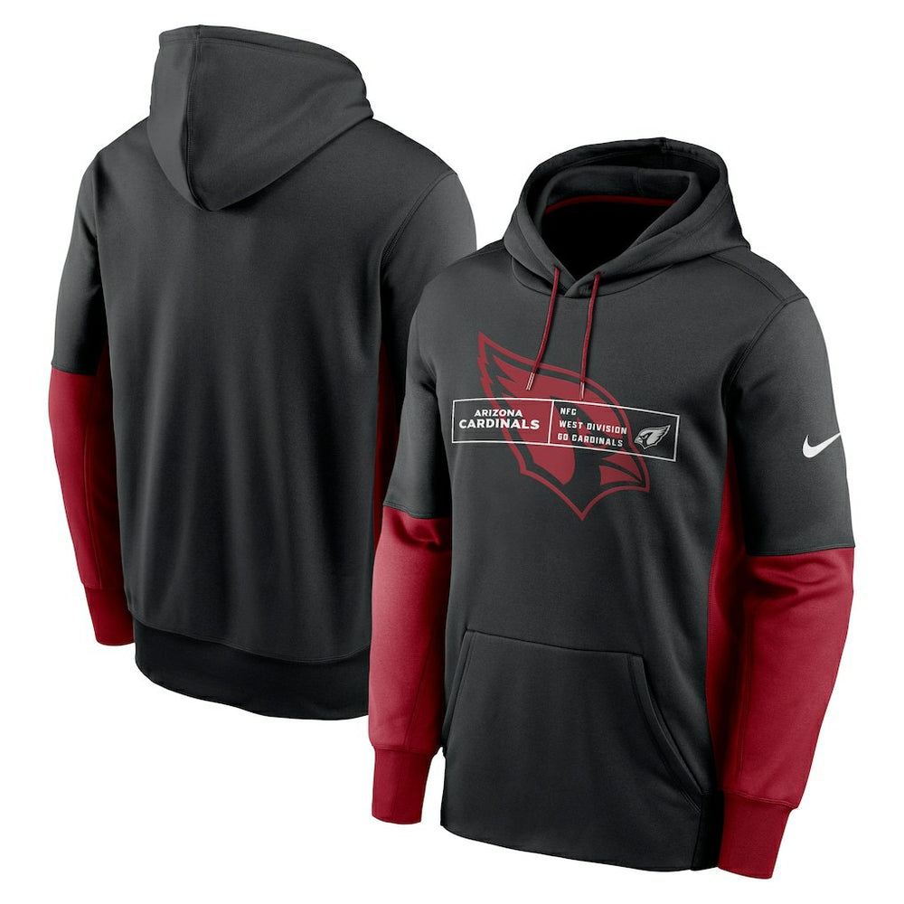 Arizona Cardinals Nike Color Block Fleece Performance Pullover Hoodie