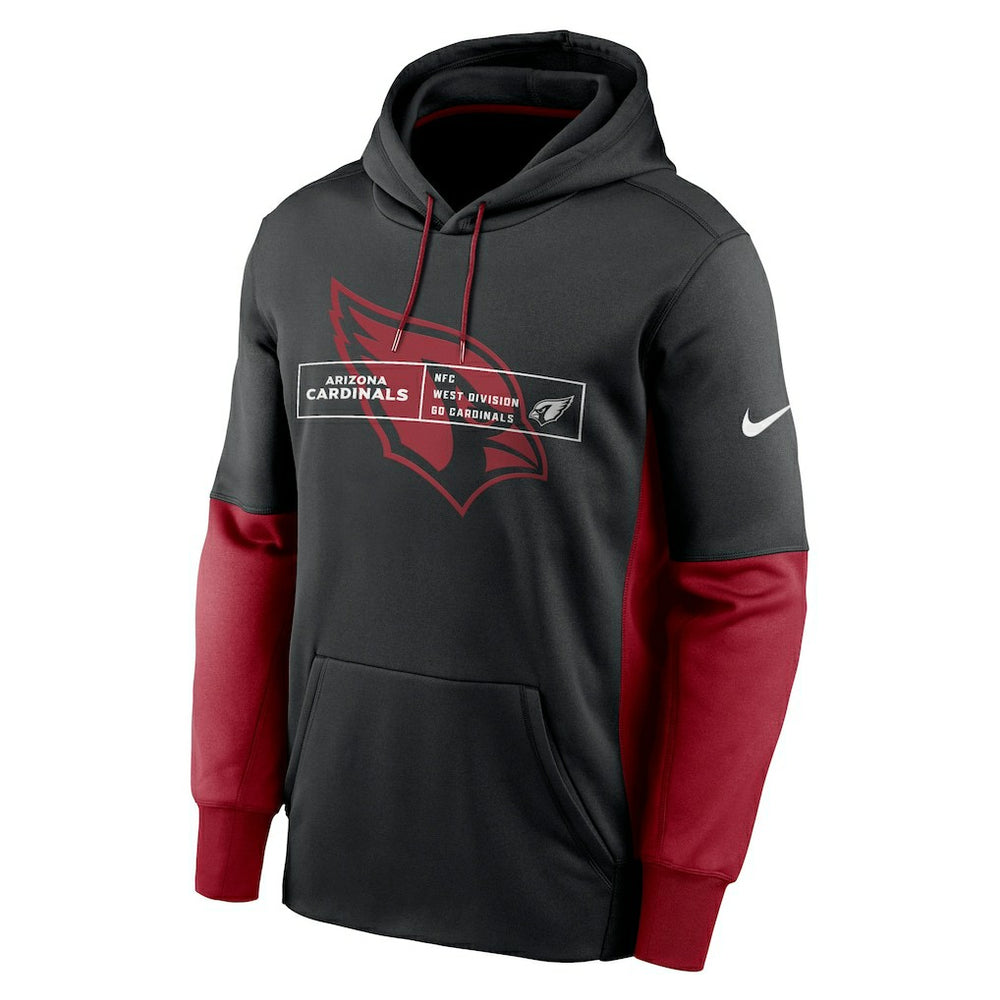 Arizona Cardinals Nike Color Block Fleece Performance Pullover Hoodie