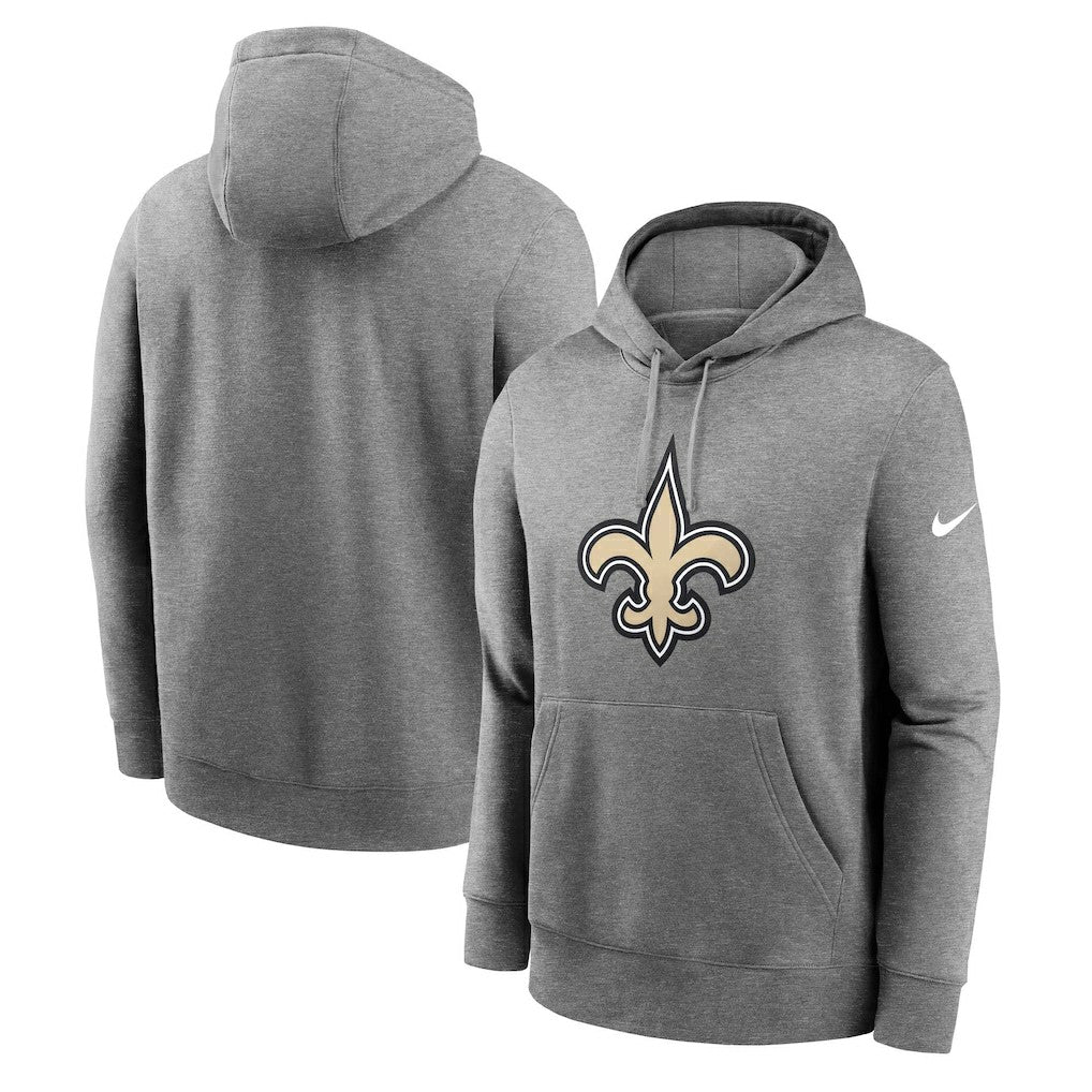 New Orleans Saints Nike Big & Tall Rewind Club Fleece Pullover Hoodie