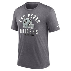 Las Vegas Raiders Nike Helmet Tri-Blend T-Shirt