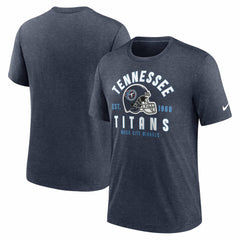 Tennessee Titans Nike Helmet Tri-Blend T-Shirt