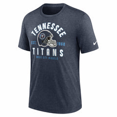 Tennessee Titans Nike Helmet Tri-Blend T-Shirt