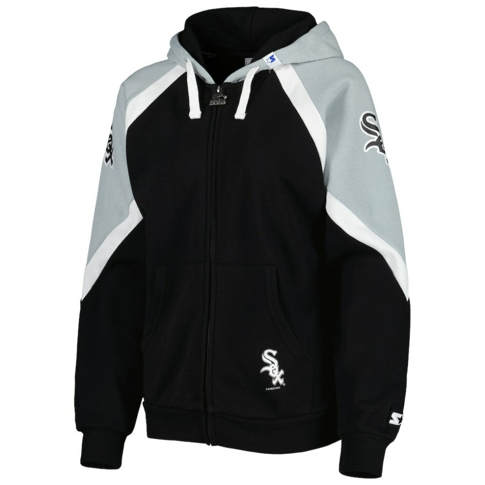Chicago White Sox Starter Women's Hail Mary Full-Zip Hoodie | MLB Discount