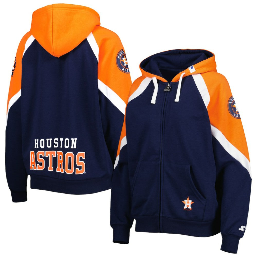 Houston Astros Starter Women's Hail Mary Full-Zip Hoodie | MLB Online