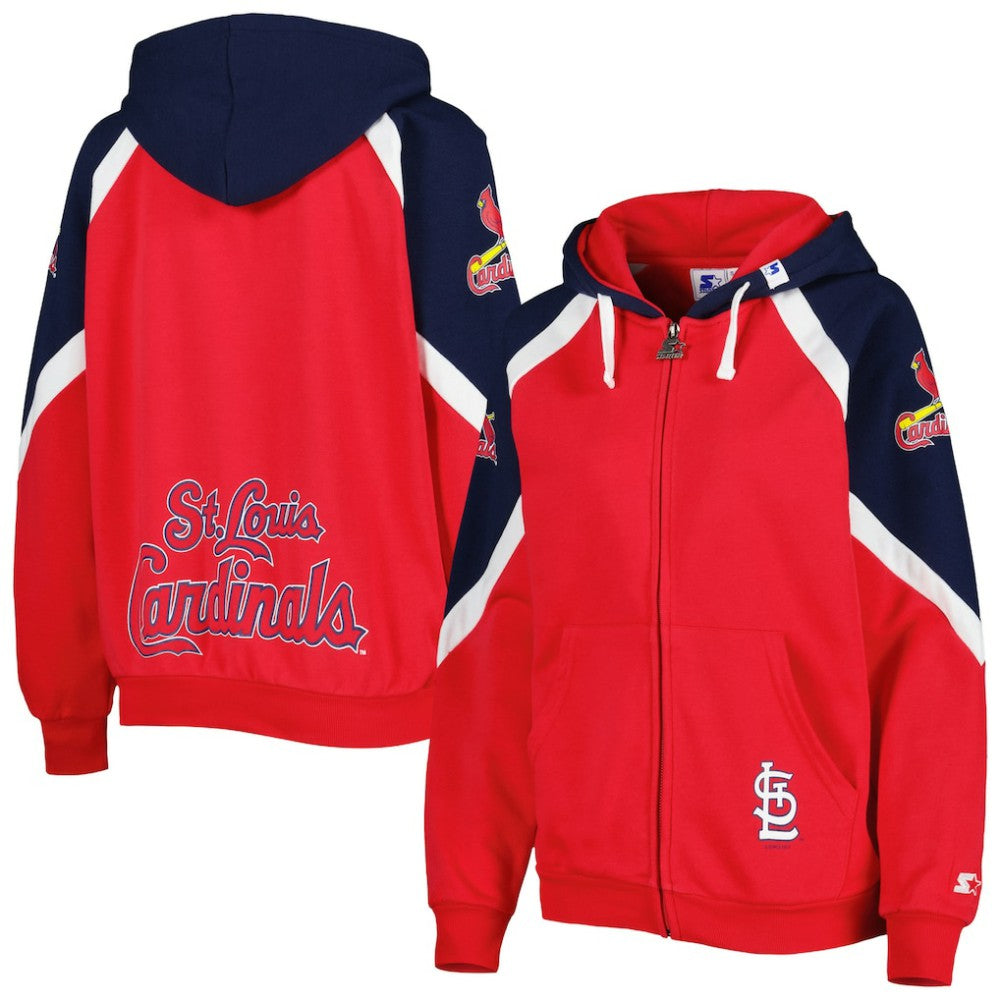 St. Louis Cardinals Starter Women's Hail Mary Full-Zip Hoodie | MLB US
