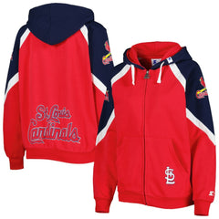 St. Louis Cardinals Starter Women's Hail Mary Full-Zip Hoodie | MLB US