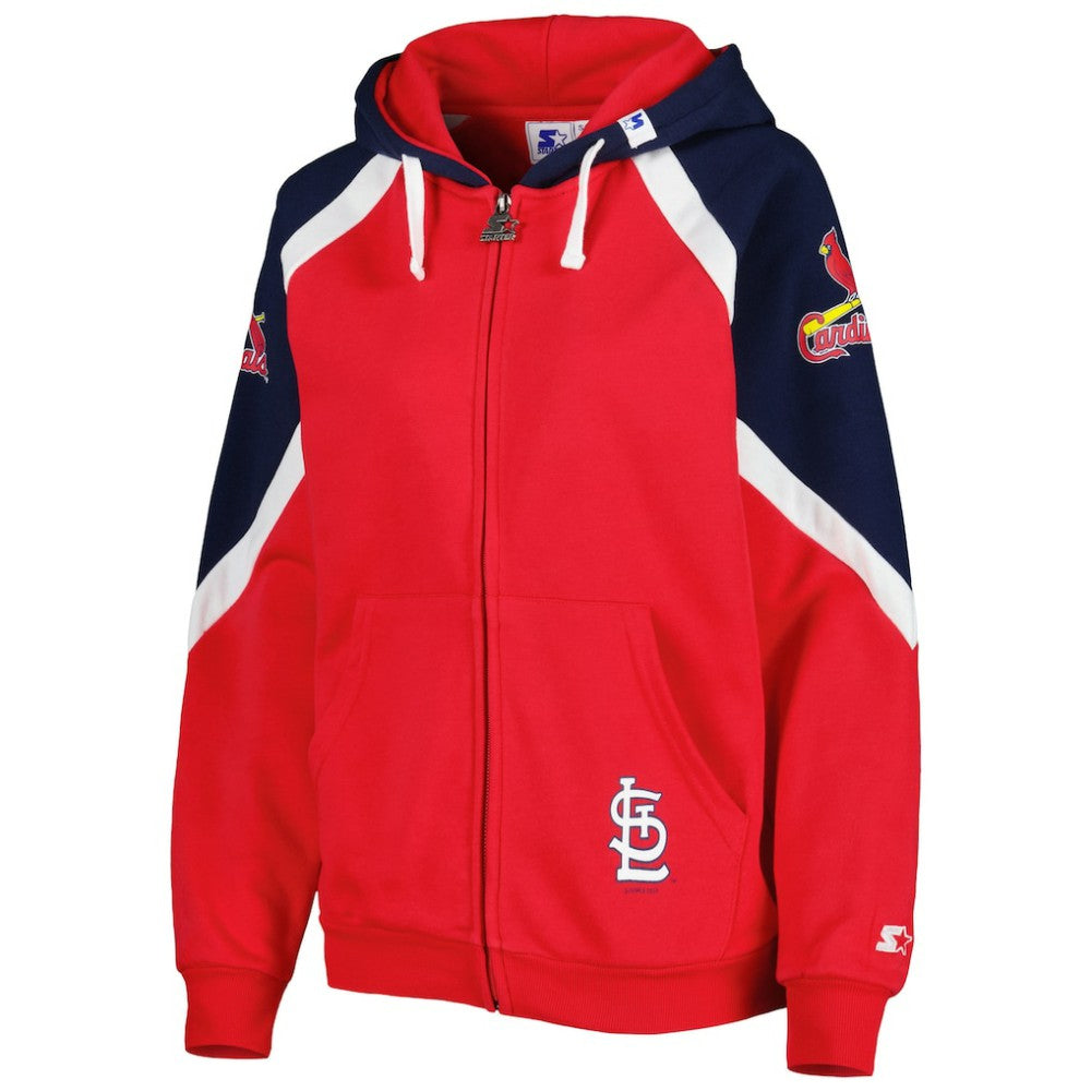 St. Louis Cardinals Starter Women's Hail Mary Full-Zip Hoodie | MLB US