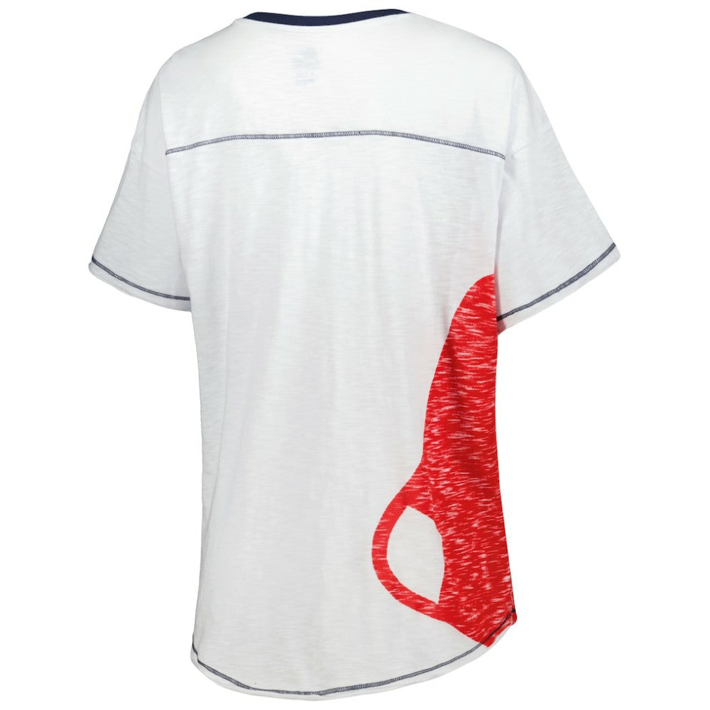 Boston Red Sox Starter Women's Perfect Game V-Neck T-Shirt | MLB On Sale
