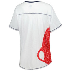 Boston Red Sox Starter Women's Perfect Game V-Neck T-Shirt | MLB On Sale