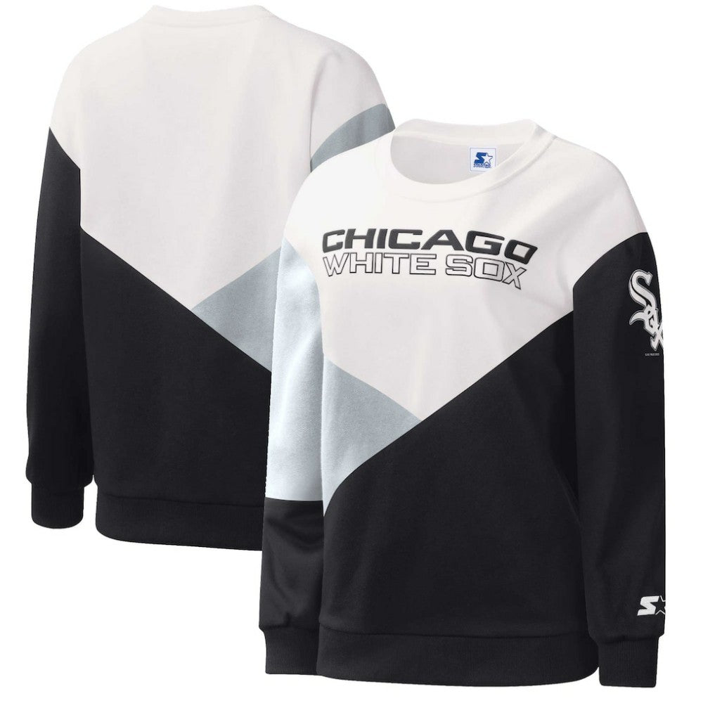 Chicago White Sox Starter Women's Shutout Pullover Sweatshirt | MLB On Sale