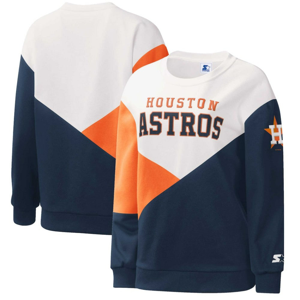 Houston Astros Starter Women's Shutout Pullover Sweatshirt | MLB Online