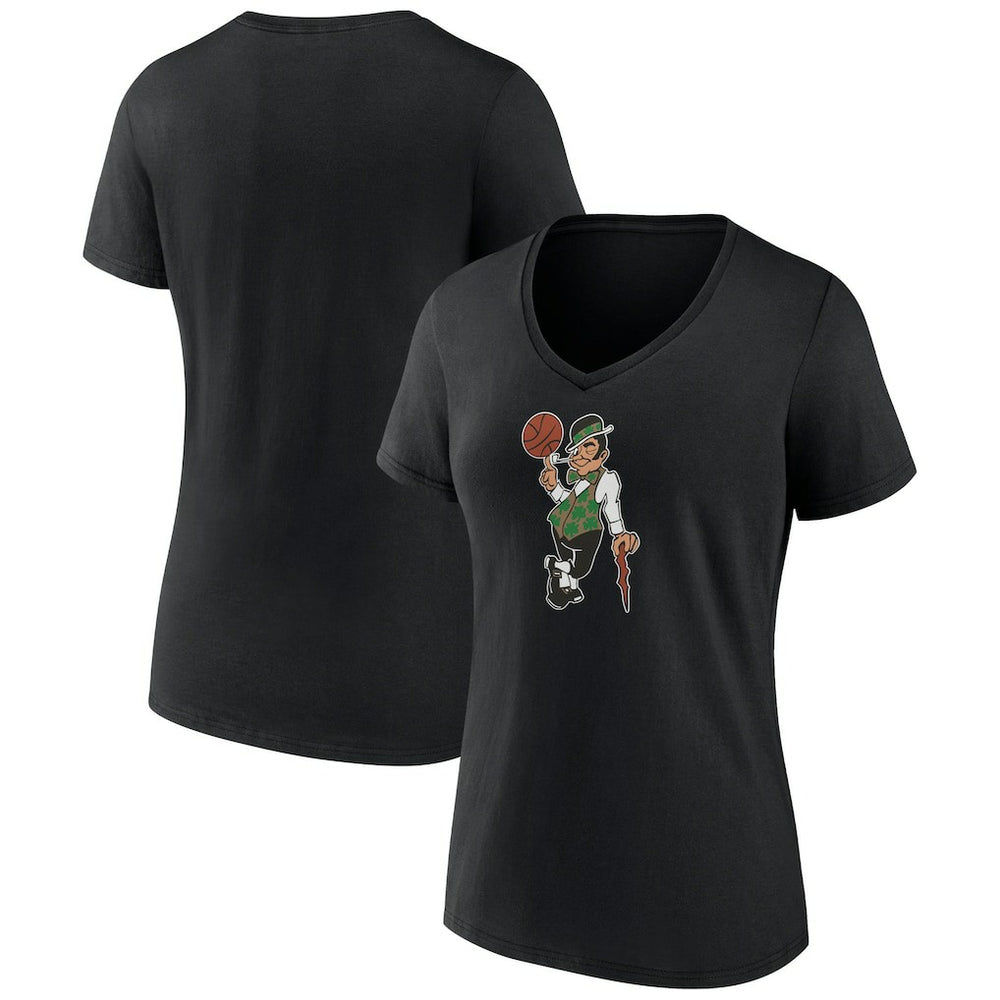 Boston Celtics Women's Alternate Logo V-Neck T-Shirt On Sale