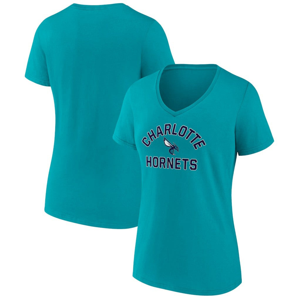 Charlotte Hornets Women's Overtime Team V-Neck T-Shirt Outlet