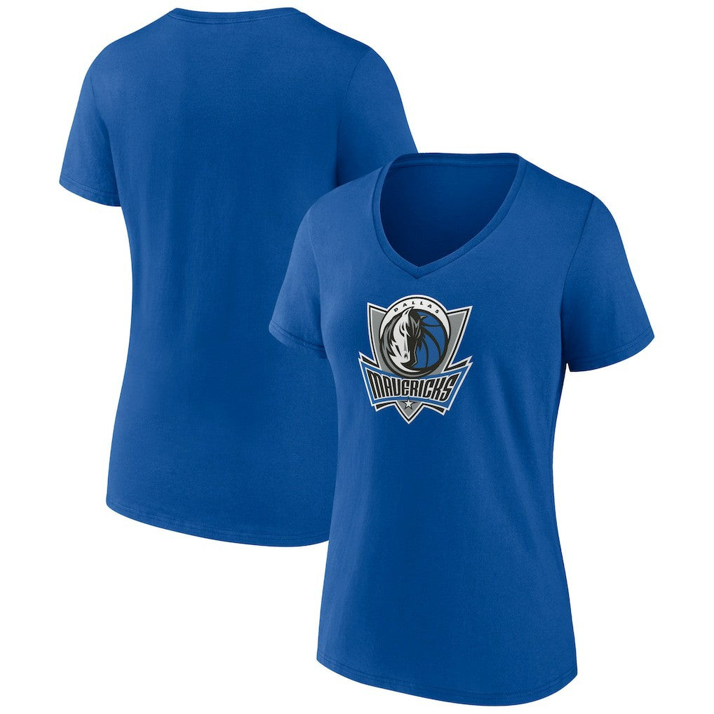 Dallas Mavericks Women's Alternate Logo V-Neck T-Shirt sale Outlet