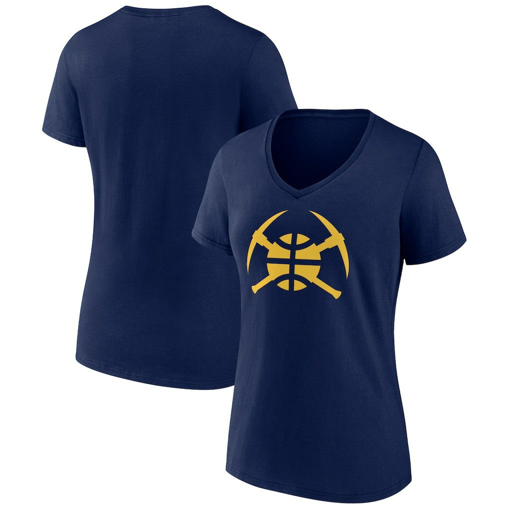 Denver Nuggets Women's Alternate Logo V-Neck T-Shirt sale On Sale