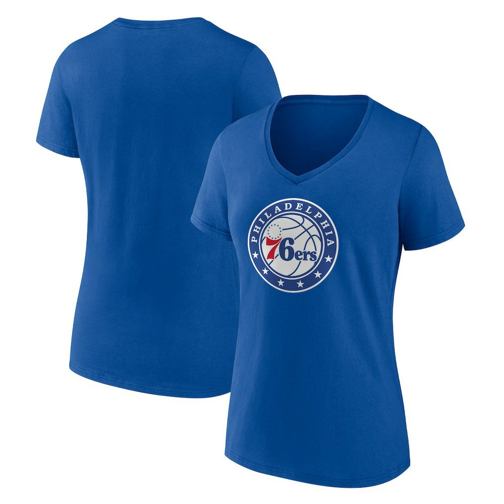 Philadelphia 76ers Women's Alternate Logo V-Neck T-Shirt On Sale