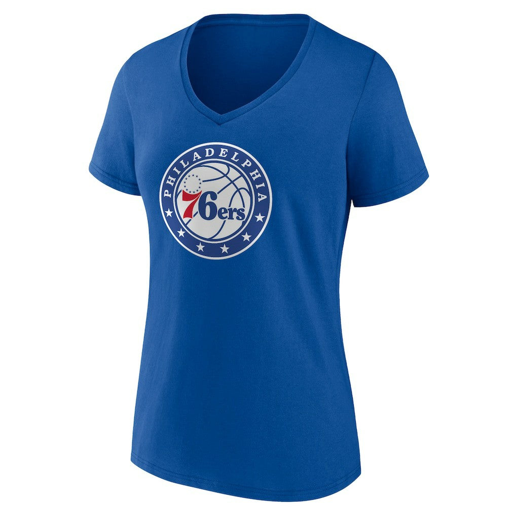 Philadelphia 76ers Women's Alternate Logo V-Neck T-Shirt On Sale