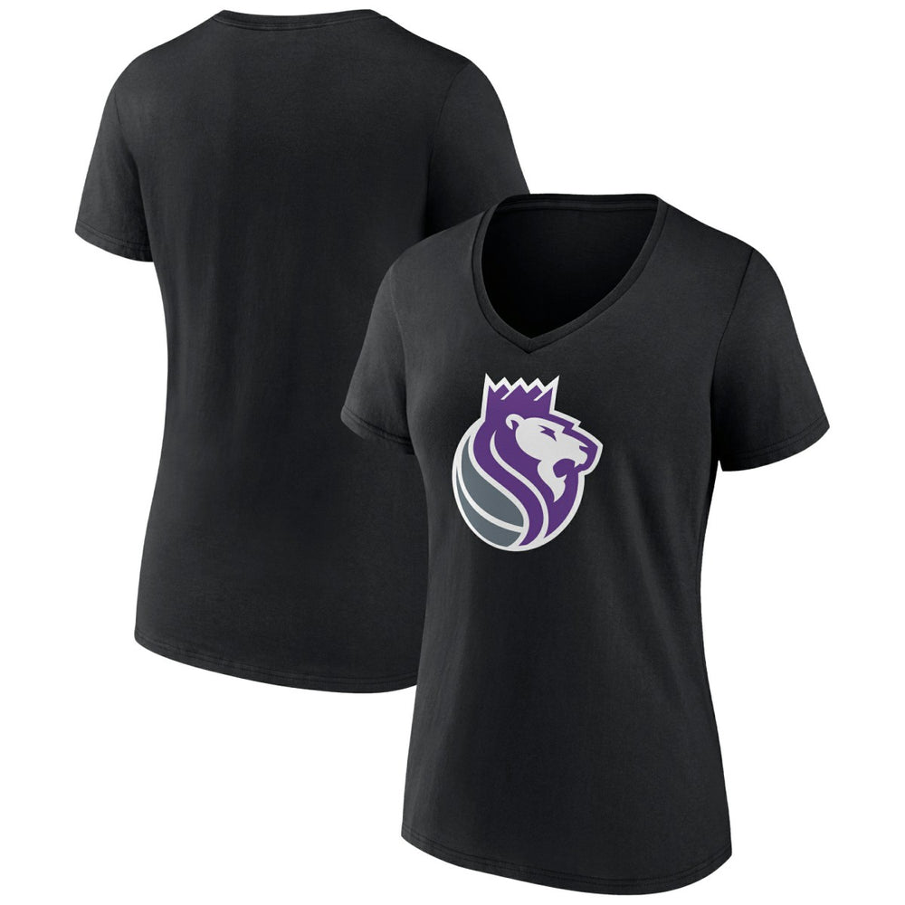 Sacramento Kings Women's Alternate Logo V-Neck T-Shirt New