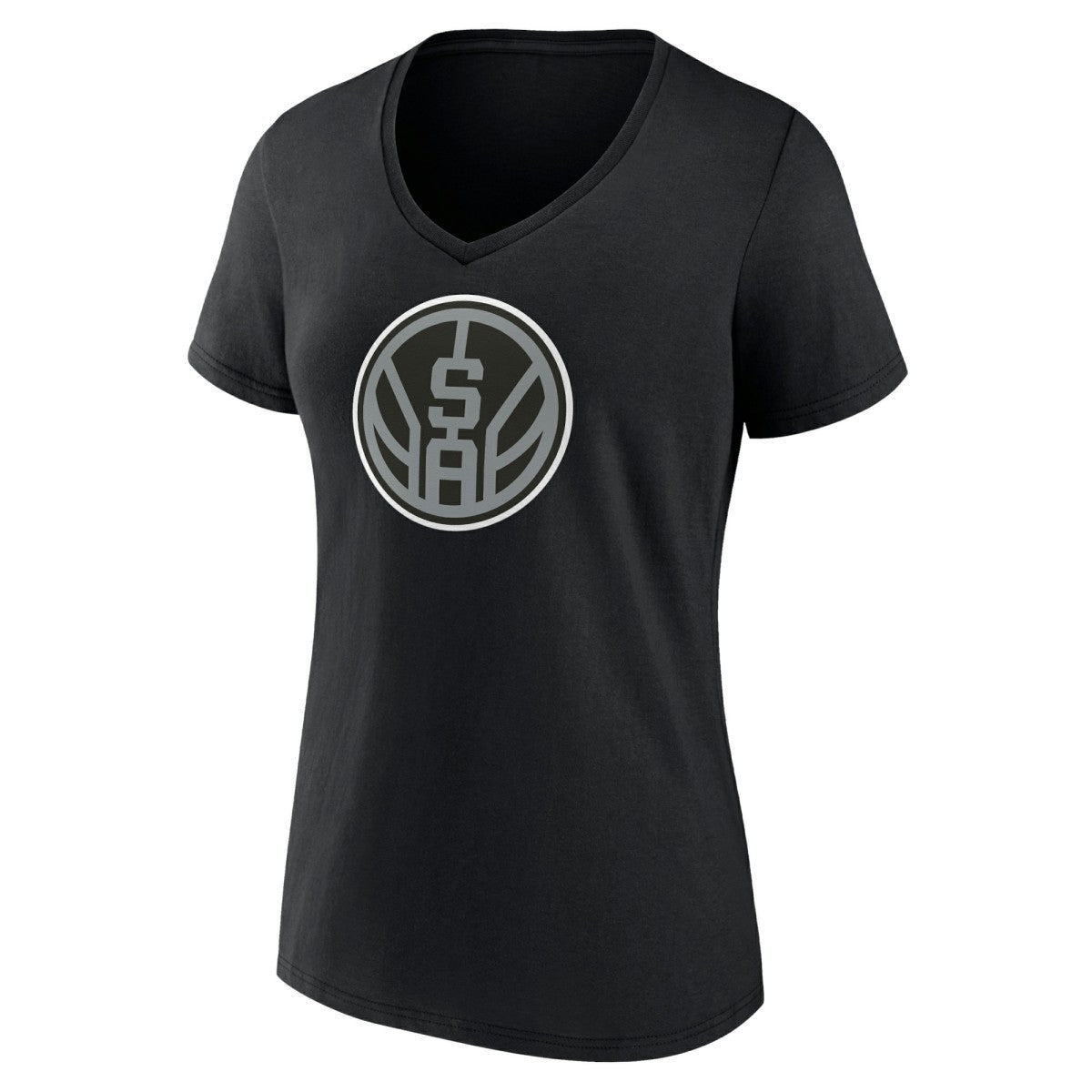 San Antonio Spurs Women's Alternate Logo V-Neck T-Shirt For Sale