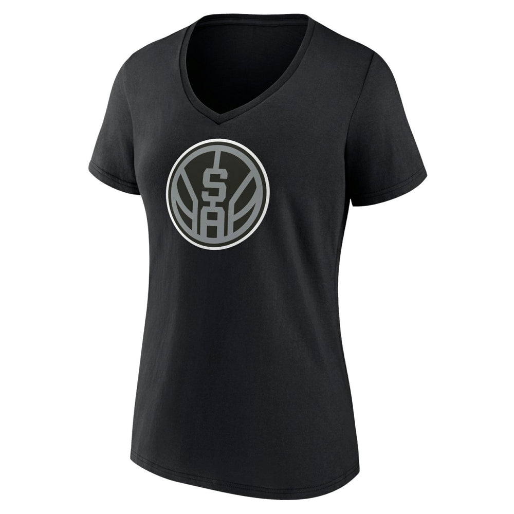 San Antonio Spurs Women's Alternate Logo V-Neck T-Shirt For Sale