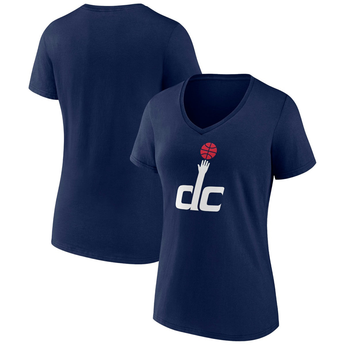 Washington Wizards Women's Alternate Logo V-Neck T-Shirt On Sale