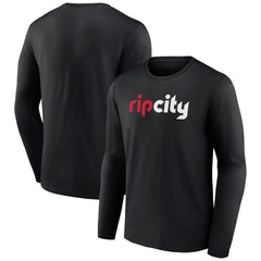 Portland Trail Blazers Alternate Logo Long Sleeve T-Shirt Online