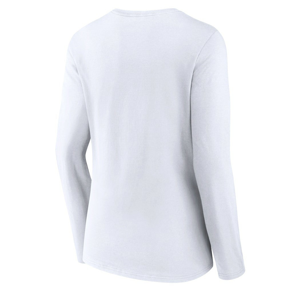 Denver Nuggets Women's Alternate Logo V-Neck Long Sleeve T-Shirt sale Discount
