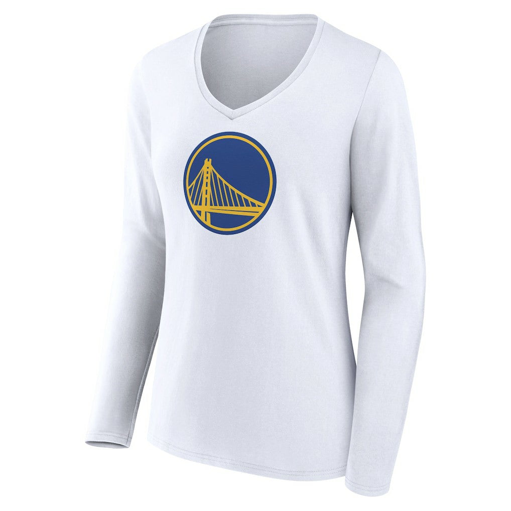 Golden State Warriors Women's Alternate Logo V-Neck Long Sleeve T-Shirt sale Discount