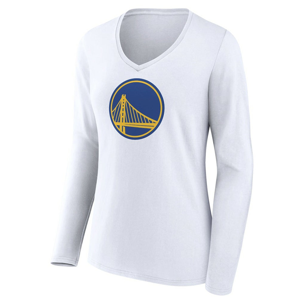 Golden State Warriors Women's Alternate Logo V-Neck Long Sleeve T-Shirt sale Discount