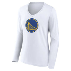 Golden State Warriors Women's Alternate Logo V-Neck Long Sleeve T-Shirt sale Discount