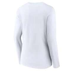 Toronto Raptors Women's Alternate Logo V-Neck Long Sleeve T-Shirt Discount
