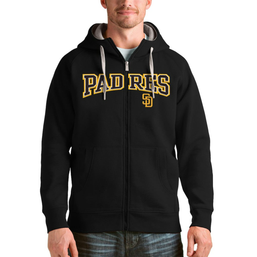 San Diego Padres Antigua Team Logo Victory Full-Zip Hoodie | MLB US