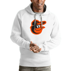 Baltimore Orioles Antigua Victory Pullover Team Logo Hoodie | MLB Online
