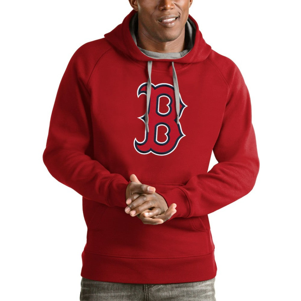 Boston Red Sox Antigua Victory Pullover Team Logo Hoodie | MLB Near me