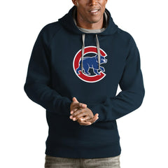 Chicago Cubs Antigua Victory Pullover Team Logo Hoodie | MLB Near me