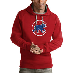 Chicago Cubs Antigua Victory Pullover Team Logo Hoodie | MLB Sale