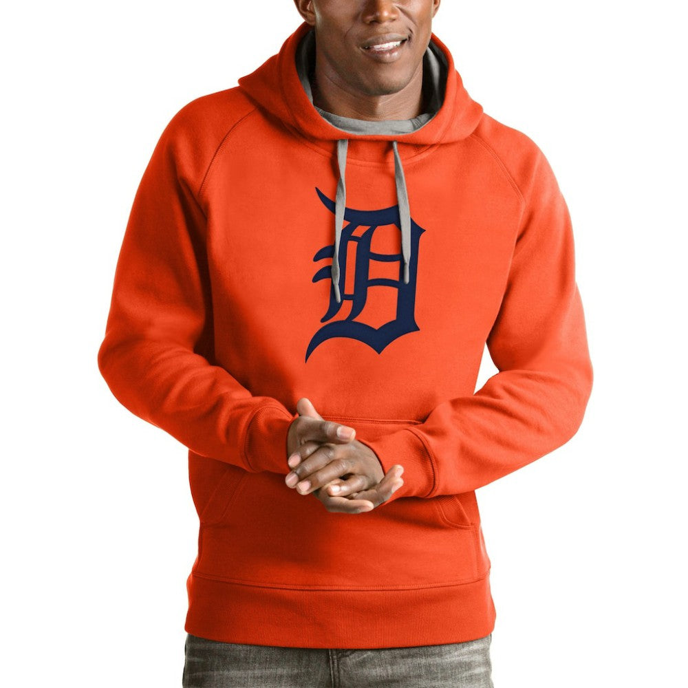 Detroit Tigers Antigua Victory Pullover Team Logo Hoodie | MLB Outlet