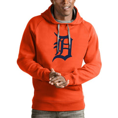 Detroit Tigers Antigua Victory Pullover Team Logo Hoodie | MLB Outlet